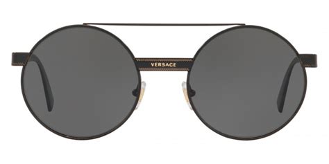 Versace™ VE2210 100987 52 Black Sunglasses 